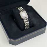 28mm Ladies Classic Square 18k WG Factory Diamonds