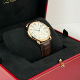 40mm Ronde Louis 18k RG Silver Dial Auto 2019