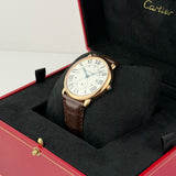 40mm Ronde Louis 18k RG Silver Dial Auto 2019