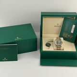 36mm Steel and 18k YG Olive Green Diamond VI & IX Dial Oyster