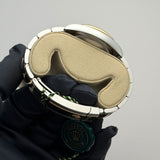 36mm Steel and 18k YG Olive Green Diamond VI & IX Dial Oyster