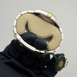 36mm Steel and 18k YG Olive Green Diamond VI & IX Dial Oyster