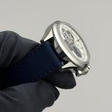 40mm El Primero Open Steel Silver Tricolour Dial