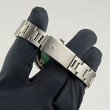 34mm Vintage Date Engine Turned Bezel Blue Dial