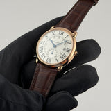 40mm Ronde Louis 18k RG Silver Dial Auto 2016