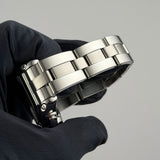 43mm XL Chronograph Steel Silver Dial