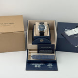 40mm Quaranta Steel Blue Sandwich Dial