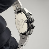 43mm XL Chronograph Steel Silver Dial