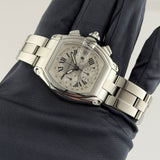 43mm XL Chronograph Steel Silver Dial