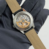 40mm True Second Steel Silver Dial 2017