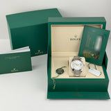 Steel 41mm Silver Index Dial Oyster