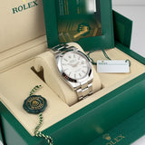 Steel 41mm Silver Index Dial Oyster