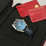 42mm Aqua Terra 150M Steel Blue Teak Dial 2025