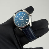 42mm Aqua Terra 150M Steel Blue Teak Dial 2025