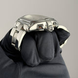 43mm XL Chronograph Steel Silver Dial