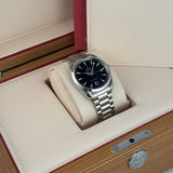 38mm Aqua Terra 150M Steel Black Lacquered Dial