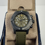 45mm Night Mission Chronograph Khaki Green Dial Deployment Clasp