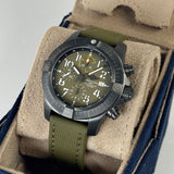 45mm Night Mission Chronograph Khaki Green Dial Deployment Clasp