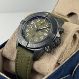45mm Night Mission Chronograph Khaki Green Dial Deployment Clasp