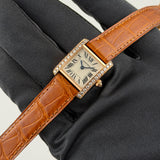20mm Tank Francaise 18k RG Diamond Bezel
