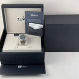 42mm Skyline Chronograph Steel Blue Dial