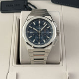 42mm Skyline Chronograph Steel Blue Dial