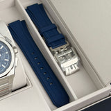 42mm Skyline Chronograph Steel Blue Dial