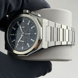 42mm Skyline Chronograph Steel Blue Dial