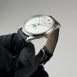 39mm Master Ultra Thin Moon Steel Silver Dial 2021