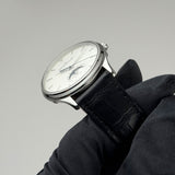 39mm Master Ultra Thin Moon Steel Silver Dial 2021
