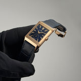 28mm Tribute Duoface 18kRG Blue Dial (Copy)