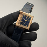 28mm Tribute Duoface 18kRG Blue Dial (Copy)