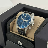 41mm Chronograph Steel Blue Dial