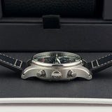 41mm Chronograph Steel Blue Dial