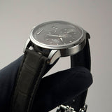 40mm PanoReserve Steel Grey Dial