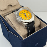 45mm Seawolf Steel Yellow Dial Auto