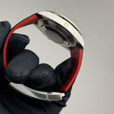 43mm Anniversary Red Writing Dial Cyclops RubberB