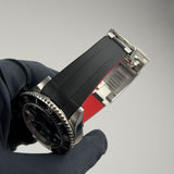 43mm Anniversary Red Writing Dial Cyclops RubberB