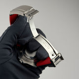 43mm Anniversary Red Writing Dial Cyclops RubberB