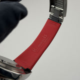 43mm Anniversary Red Writing Dial Cyclops RubberB