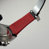 43mm Anniversary Red Writing Dial Cyclops RubberB