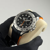 42mm Black Dial Caliber 3285 RubberB Included
