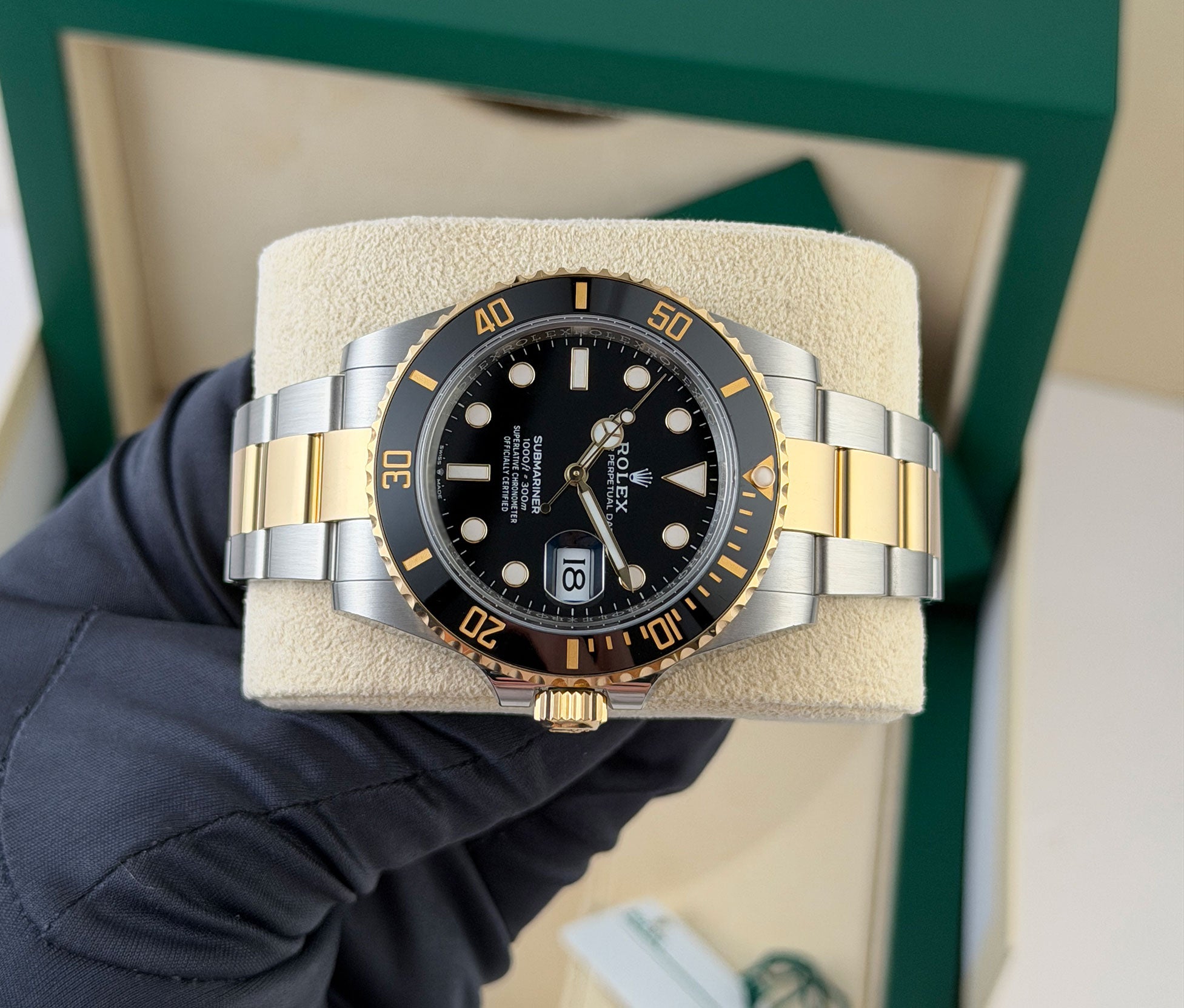 41mm Steel and 18k YG Black Dial 2024