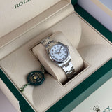 31mm Steel White Roman Dial Oyster Bracelet