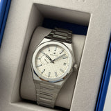 41mm Skyline Steel Silver Dial
