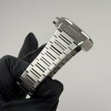 41mm Skyline Steel Silver Dial