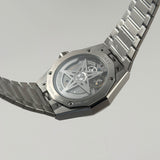 41mm Skyline Steel Silver Dial