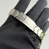 Steel 36MM Black Dial