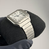 40mm Large Titanium Silver Dial