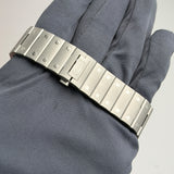 40mm Large Titanium Silver Dial